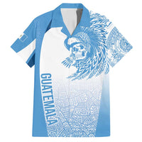 Guatemala Personalized Family Matching Tank Maxi Dress and Hawaiian Shirt Mayan Warrior - Wonder Print Shop