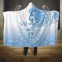 Guatemala Personalized Hooded Blanket Mayan Warrior - Wonder Print Shop