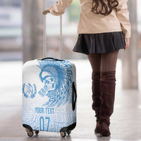 Guatemala Personalized Luggage Cover Mayan Warrior - Wonder Print Shop