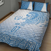 Guatemala Personalized Quilt Bed Set Mayan Warrior - Wonder Print Shop