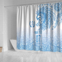 Guatemala Personalized Shower Curtain Mayan Warrior - Wonder Print Shop