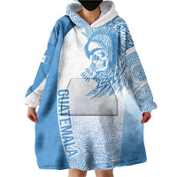 Guatemala Personalized Wearable Blanket Hoodie Mayan Warrior - Wonder Print Shop