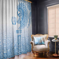 Guatemala Personalized Window Curtain Mayan Warrior - Wonder Print Shop