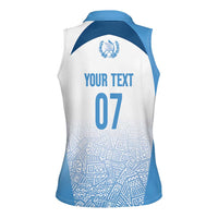Guatemala Personalized Women Sleeveless Polo Shirt Mayan Warrior - Wonder Print Shop