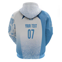 Guatemala Personalized Zip Hoodie Mayan Warrior - Wonder Print Shop