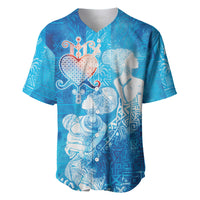 Afro Erzulie Dantor Veve Baseball Jersey Mother Goddess