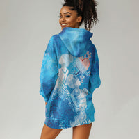Afro Erzulie Dantor Veve Hoodie Dress Mother Goddess