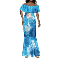 Afro Erzulie Dantor Veve Mermaid Dress Mother Goddess
