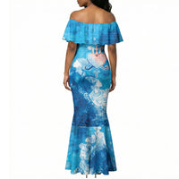 Afro Erzulie Dantor Veve Mermaid Dress Mother Goddess