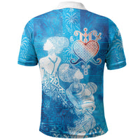 Afro Erzulie Dantor Veve Polo Shirt Mother Goddess