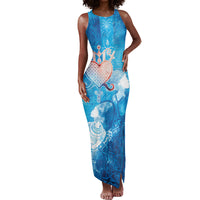 Afro Erzulie Dantor Veve Tank Maxi Dress Mother Goddess