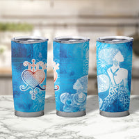 Afro Erzulie Dantor Veve Tumbler Cup Mother Goddess