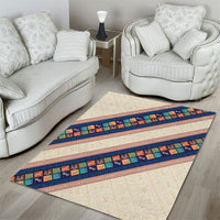 Zimbabwe Heritage Area Rug Screen Print Animals Motif