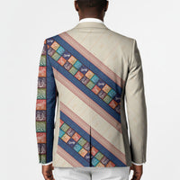 Zimbabwe Heritage Blazer Screen Print Animals Motif