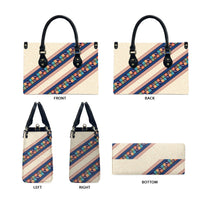 Zimbabwe Heritage Leather Bag Screen Print Animals Motif