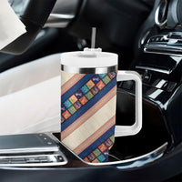 Zimbabwe Heritage Tumbler With Handle Screen Print Animals Motif
