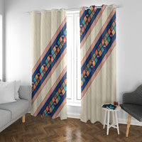Zimbabwe Heritage Window Curtain Screen Print Animals Motif
