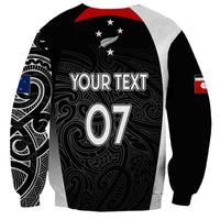 Personalised New Zealand Rugby Sweatshirt Aotearoa World Cup 2023 Champions - Wonder Print Shop