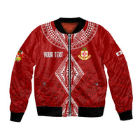 Personalised Kolisi Tonga Atele Bomber Jacket Tongan Kupesi - Special LT7 - Wonder Print Shop