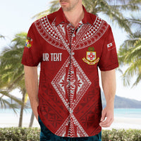 Personalised Kolisi Tonga Atele Hawaiian Shirt Tongan Kupesi - Special - Wonder Print Shop