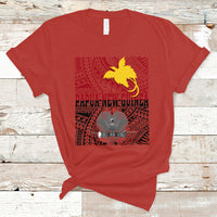 Papua New Guinea T Shirt Bird-of-Paradise PNG Emblem - Wonder Print Shop