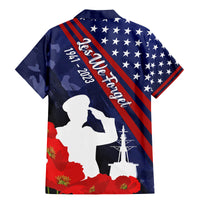 Pearl Harbor Remembrance Day Family Matching Mermaid Dress and Hawaiian Shirt Poppy Mix Style LT7 - Wonder Print Shop