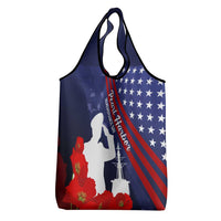 Pearl Harbor Remembrance Day Grocery Bag Poppy Mix Style