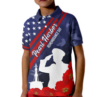 Pearl Harbor Remembrance Day Kid Polo Shirt Poppy Mix Style - Wonder Print Shop