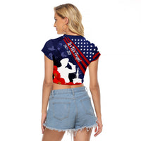 Pearl Harbor Remembrance Day Raglan Cropped T Shirt Poppy Mix Style - Wonder Print Shop