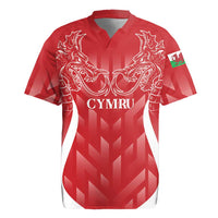 Wales Rugby Personalised Rugby Jersey Heraldic Dragon Basic Red - Wonder Print Shop