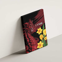 Wales Cymru Am Byth Canvas Wall Art Dragon & Daffodil