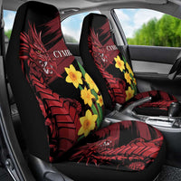 Wales Cymru Am Byth Car Seat Cover Dragon & Daffodil