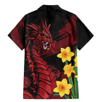 Wales Cymru Am Byth Family Matching Mermaid Dress and Hawaiian Shirt Dragon & Daffodil
