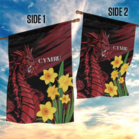 Wales Cymru Am Byth Garden Flag Dragon & Daffodil - Wonder Print Shop