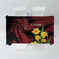 Wales Cymru Am Byth Tablecloth Dragon & Daffodil - Wonder Print Shop
