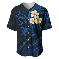 Hawaii Baseball Jersey Molokai Islands Polynesian Sunset Plumeria Blue Vibe LT9 - Wonder Print Shop