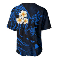Hawaii Baseball Jersey Molokai Islands Polynesian Sunset Plumeria Blue Vibe LT9 - Wonder Print Shop