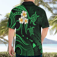 Hawaii Hawaiian Shirt Molokai Islands Polynesian Sunset Plumeria Green Vibe - Wonder Print Shop