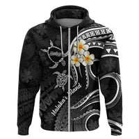 Polynesian Hawaii Hoodie Molokai Islands with Pacific Plumeria White Vibe - Wonder Print Shop