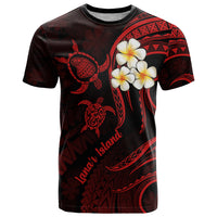 Polynesian Hawaii T Shirt Lanai Islands with Pacific Plumeria Red Vibe - Wonder Print Shop