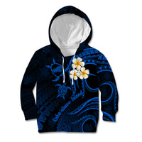 Hawaii Kid Hoodie Kahoolawe Islands Polynesian Sunset Plumeria - Wonder Print Shop