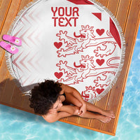 Custom Denmark Football Beach Blanket Come On Danish Dynamite LT9 - Wonder Print Shop