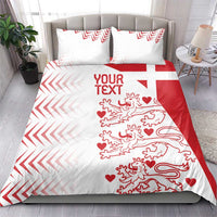 Custom Denmark Football Bedding Set Come On Danish Dynamite LT9 - Wonder Print Shop