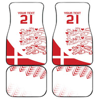 Custom Denmark Football Car Mats Come On Danish Dynamite LT9 - Wonder Print Shop