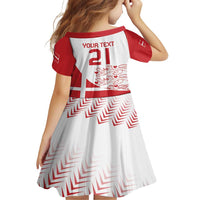 Custom Denmark Football Family Matching Tank Maxi Dress and Hawaiian Shirt Come On Danish Dynamite - Wonder Print Shop