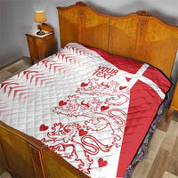 Custom Denmark Football Quilt Come On Danish Dynamite - Wonder Print Shop
