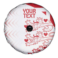 Custom Denmark Football Spare Tire Cover Come On Danish Dynamite - Wonder Print Shop