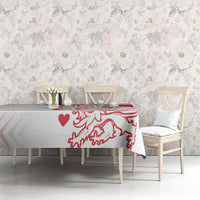 Custom Denmark Football Tablecloth Come On Danish Dynamite - Wonder Print Shop