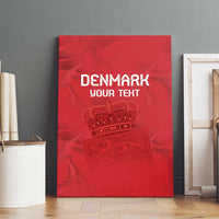 Custom Denmark Football Canvas Wall Art With Coat of Arm LT9 - Wonder Print Shop