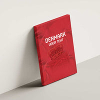 Custom Denmark Football Canvas Wall Art With Coat of Arm LT9 - Wonder Print Shop